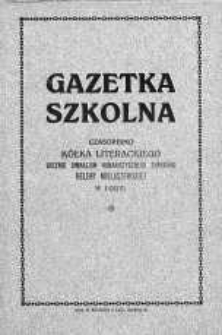 Gazetka Szkolna 1925 luty nr 3