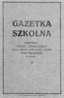 Gazetka Szkolna 1925 marzec nr 4