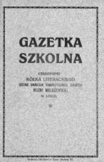 Gazetka Szkolna 1925 maj nr 6