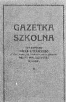Gazetka Szkolna 1925 listopad nr 7