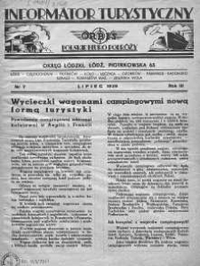 Informator Turystyczny. Orbis. Polskie Biuro Podróży 1939 lipiec nr 7
