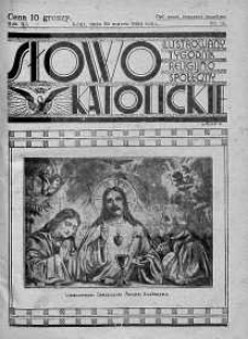 Słowo Katolickie : Tygodnik Ilustrowany Poświęcony Sprawom Religijno-Społecznym 25 marzec 1934 nr 12