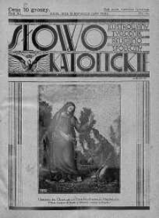Słowo Katolickie : Tygodnik Ilustrowany Poświęcony Sprawom Religijno-Społecznym 8 kwiecień 1934 nr 14
