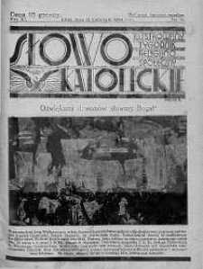 Słowo Katolickie : Tygodnik Ilustrowany Poświęcony Sprawom Religijno-Społecznym 15 kwiecień 1934 nr 15