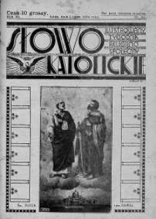 Słowo Katolickie : Tygodnik Ilustrowany Poświęcony Sprawom Religijno-Społecznym 1 lipiec 1934 nr 26