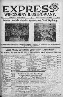 Express Wieczorny Ilustrowany 12 kwiecień 1924 nr 86
