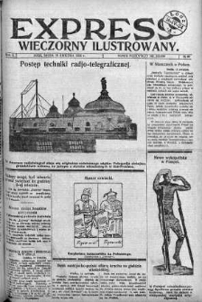 Express Wieczorny Ilustrowany 16 kwiecień 1924 nr 89