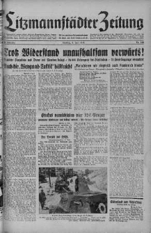 Litzmannstaedter Zeitung 9 czerwiec 1940 nr 158