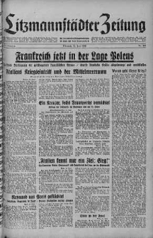 Litzmannstaedter Zeitung 12 czerwiec 1940 nr 161
