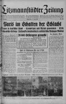 Litzmannstaedter Zeitung 13 czerwiec 1940 nr 162