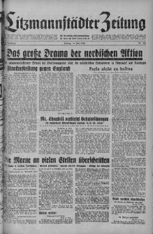 Litzmannstaedter Zeitung 14 czerwiec 1940 nr 163
