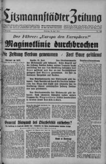 Litzmannstaedter Zeitung 16 czerwiec 1940 nr 165