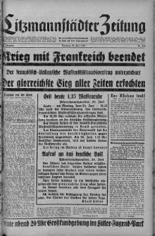Litzmannstaedter Zeitung 25 czerwiec 1940 nr 174
