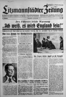 Litzmannstaedter Zeitung 20 lipiec 1940 nr 199