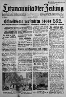 Litzmannstaedter Zeitung 27 lipiec 1940 nr 206