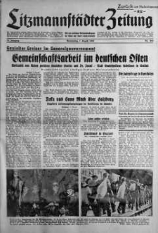Litzmannstaedter Zeitung 1 sierpień 1940 nr 211