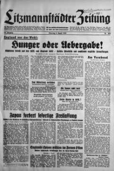 Litzmannstaedter Zeitung 6 sierpień 1940 nr 216