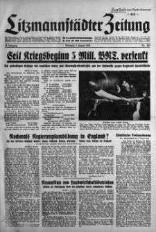 Litzmannstaedter Zeitung 7 sierpień 1940 nr 217