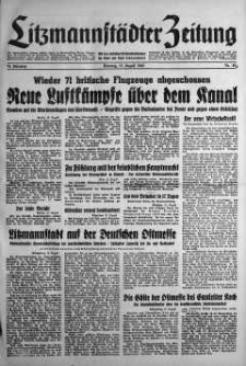 Litzmannstaedter Zeitung 13 sierpień 1940 nr 223