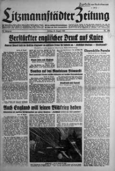 Litzmannstaedter Zeitung 23 sierpień 1940 nr 233