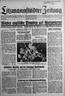 Litzmannstaedter Zeitung 26 sierpień 1940 nr 236