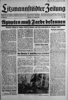 Litzmannstaedter Zeitung 28 sierpień 1940 nr 238