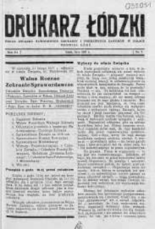 Drukarz Łódzki: organ Związku Zawodowego Drukarzy i Pokrewnych Zawodów w Polsce 1937 luty nr 2