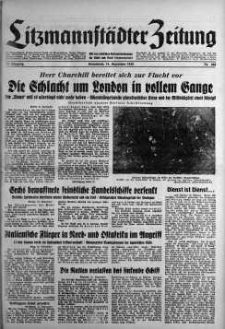 Litzmannstaedter Zeitung 14 wrzesień 1940 nr 255