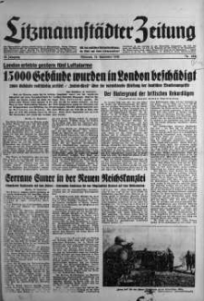 Litzmannstaedter Zeitung 18 wrzesień 1940 nr 259