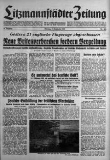 Litzmannstaedter Zeitung 24 wrzesień 1940 nr 265