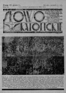 Słowo Katolickie : Tygodnik Ilustrowany Poświęcony Sprawom Religijno-Społecznym 7 październik 1934 nr 40