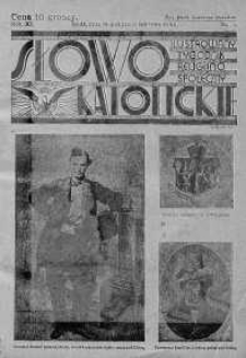 Słowo Katolickie : Tygodnik Ilustrowany Poświęcony Sprawom Religijno-Społecznym 14 październik 1934 nr 41