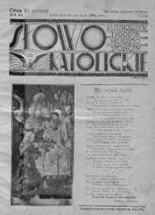 Słowo Katolickie : Tygodnik Ilustrowany Poświęcony Sprawom Religijno-Społecznym 30 grudzień 1934 nr 52