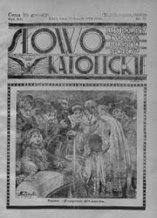 Słowo Katolickie : Tygodnik Ilustrowany Poświęcony Sprawom Religijno-Społecznym 10 marzec 1935 nr 10