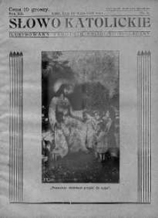 Słowo Katolickie : Tygodnik Ilustrowany Poświęcony Sprawom Religijno-Społecznym 26 maj 1935 nr 21
