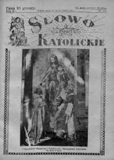 Słowo Katolickie : Tygodnik Ilustrowany Poświęcony Sprawom Religijno-Społecznym 14 lipiec 1935 nr 28