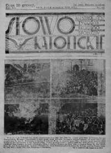 Słowo Katolickie : Tygodnik Ilustrowany Poświęcony Sprawom Religijno-Społecznym 8 wrzesień 1935 nr 36