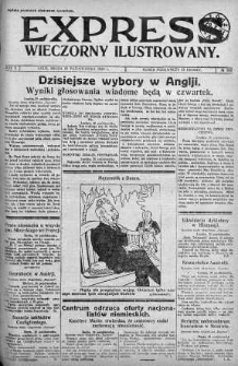 Express Wieczorny Ilustrowany 29 październik 1924 nr 249