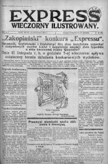 Express Wieczorny Ilustrowany 12 listopad 1924 nr 260