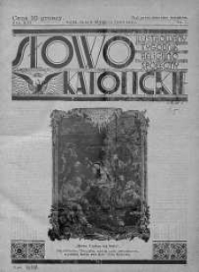 Słowo Katolickie : Tygodnik Ilustrowany Poświęcony Sprawom Religijno-Społecznym 5 styczeń 1936 nr 1