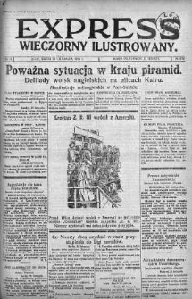 Express Wieczorny Ilustrowany 26 listopad 1924 nr 272