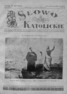 Słowo Katolickie : Tygodnik Ilustrowany Poświęcony Sprawom Religijno-Społecznym 1 marzec 1936 nr 9