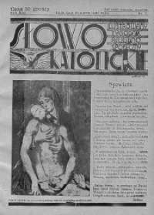 Słowo Katolickie : Tygodnik Ilustrowany Poświęcony Sprawom Religijno-Społecznym 15 marzec 1936 nr 11