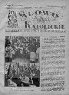 Słowo Katolickie : Tygodnik Ilustrowany Poświęcony Sprawom Religijno-Społecznym 10 maj 1936 nr 19