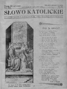 Słowo Katolickie : Tygodnik Ilustrowany Poświęcony Sprawom Religijno-Społecznym 26 lipiec 1936 nr 30