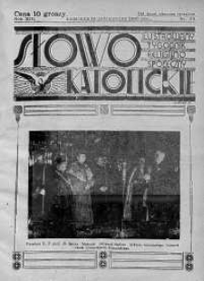 Słowo Katolickie : Tygodnik Ilustrowany Poświęcony Sprawom Religijno-Społecznym 18 październik 1936 nr 42