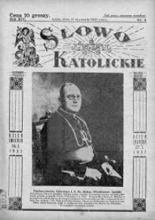 Słowo Katolickie : Tygodnik Ilustrowany Poświęcony Sprawom Religijno-Społecznym 17 styczeń 1937 nr 3