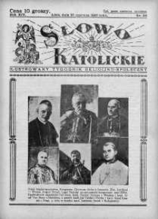 Słowo Katolickie : Tygodnik Ilustrowany Poświęcony Sprawom Religijno-Społecznym 27 czerwiec 1937 nr 26