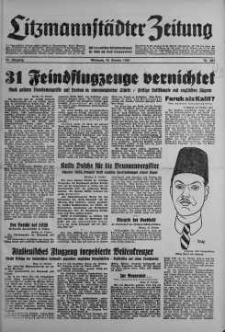 Litzmannstaedter Zeitung 16 październik 1940 nr 287