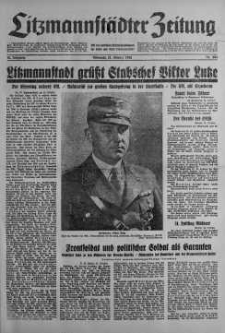 Litzmannstaedter Zeitung 23 październik 1940 nr 294